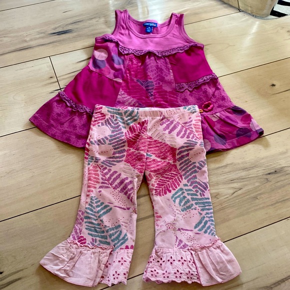 Ensemble Papillon (Butterfly Set) Naartjie Pour Fille - Blanc, Taille 6, Neuf Avec étiquettes